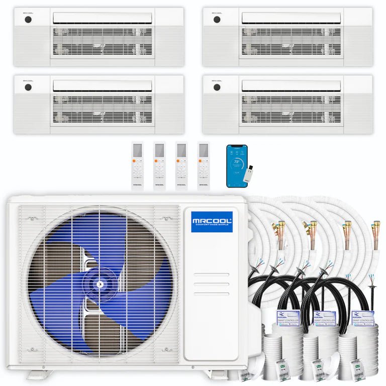 MRCOOL-DIY-4th-Gen-4-Zone-36000-BTU-9K-9K-9K-18K-Ductless-Mini-Split-System-with-Ceiling-Cassettes-142660